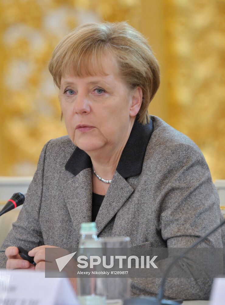 Russian and German interstate consultations in Kremlin