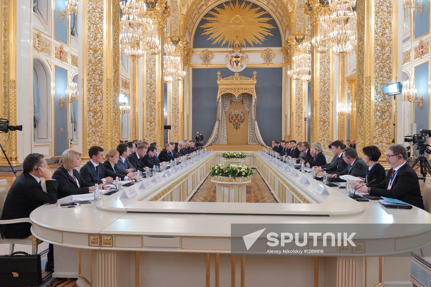 Russian-German bilateral talks in the Kremlin
