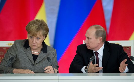 Russian-German bilateral talks in the Kremlin