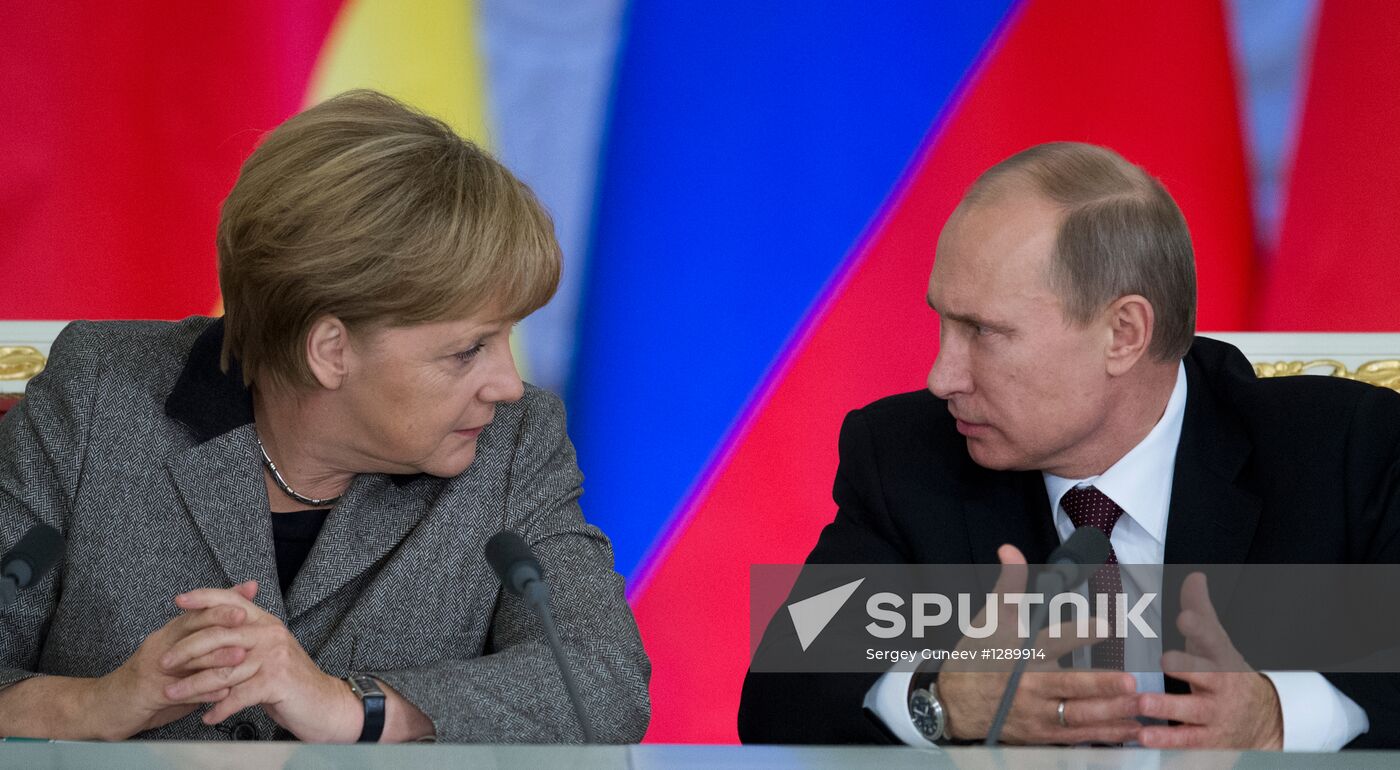 Russian-German bilateral talks in the Kremlin