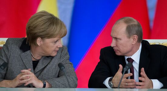 Russian-German bilateral talks in the Kremlin
