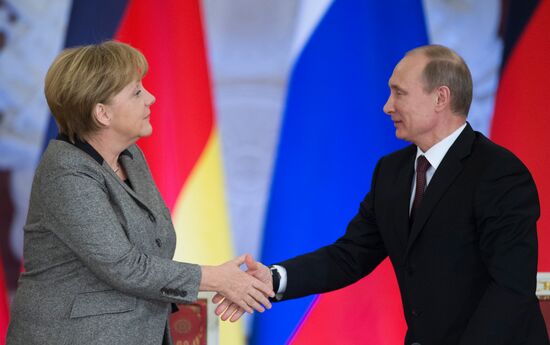Russian-German bilateral talks in the Kremlin