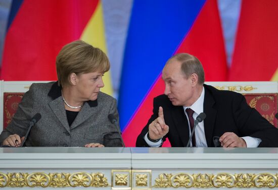 Russian-German bilateral talks in the Kremlin