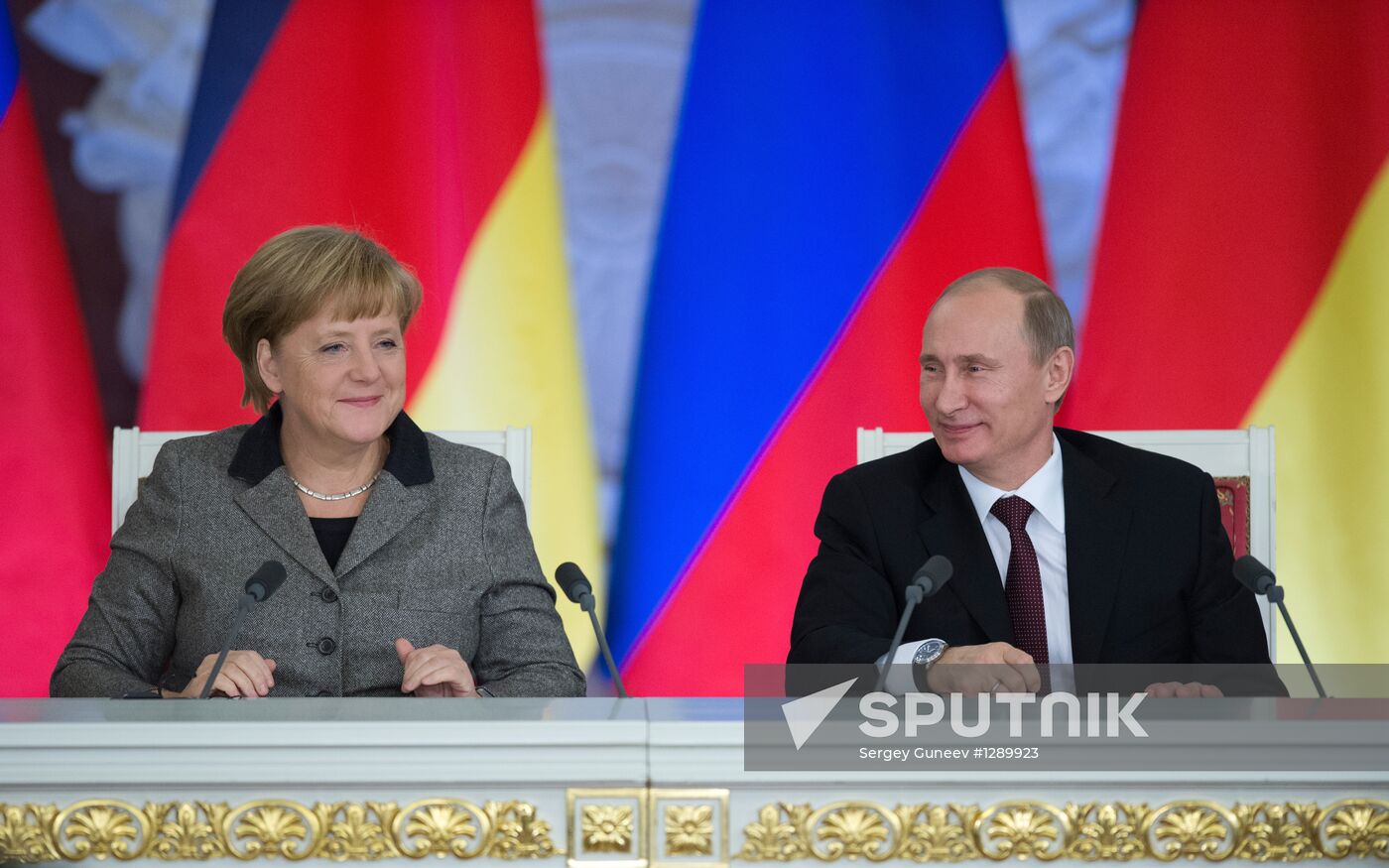 Russian-German bilateral talks in the Kremlin