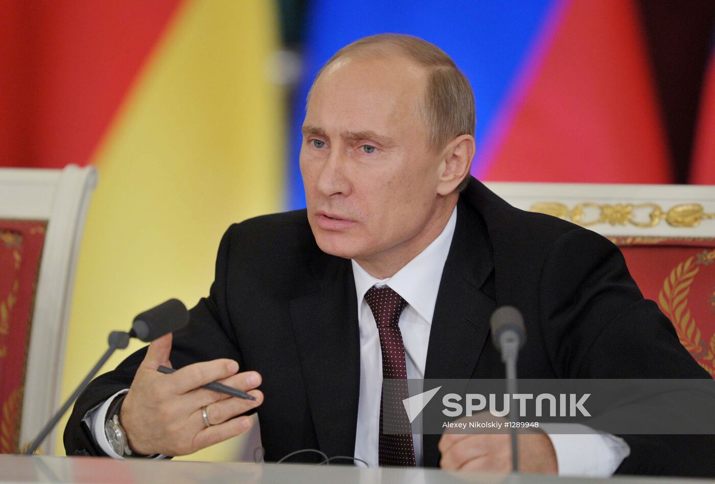 Russian-German bilateral talks in the Kremlin