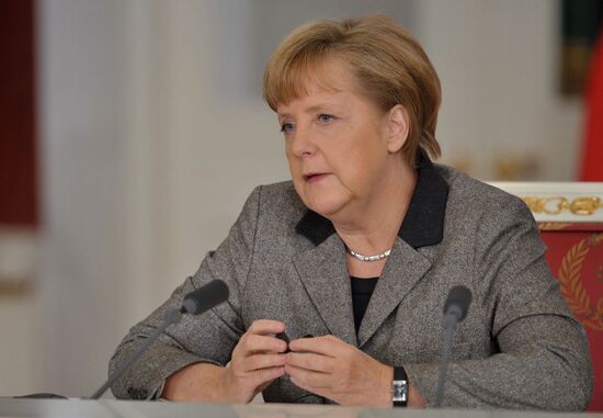 Russian-German bilateral talks in the Kremlin
