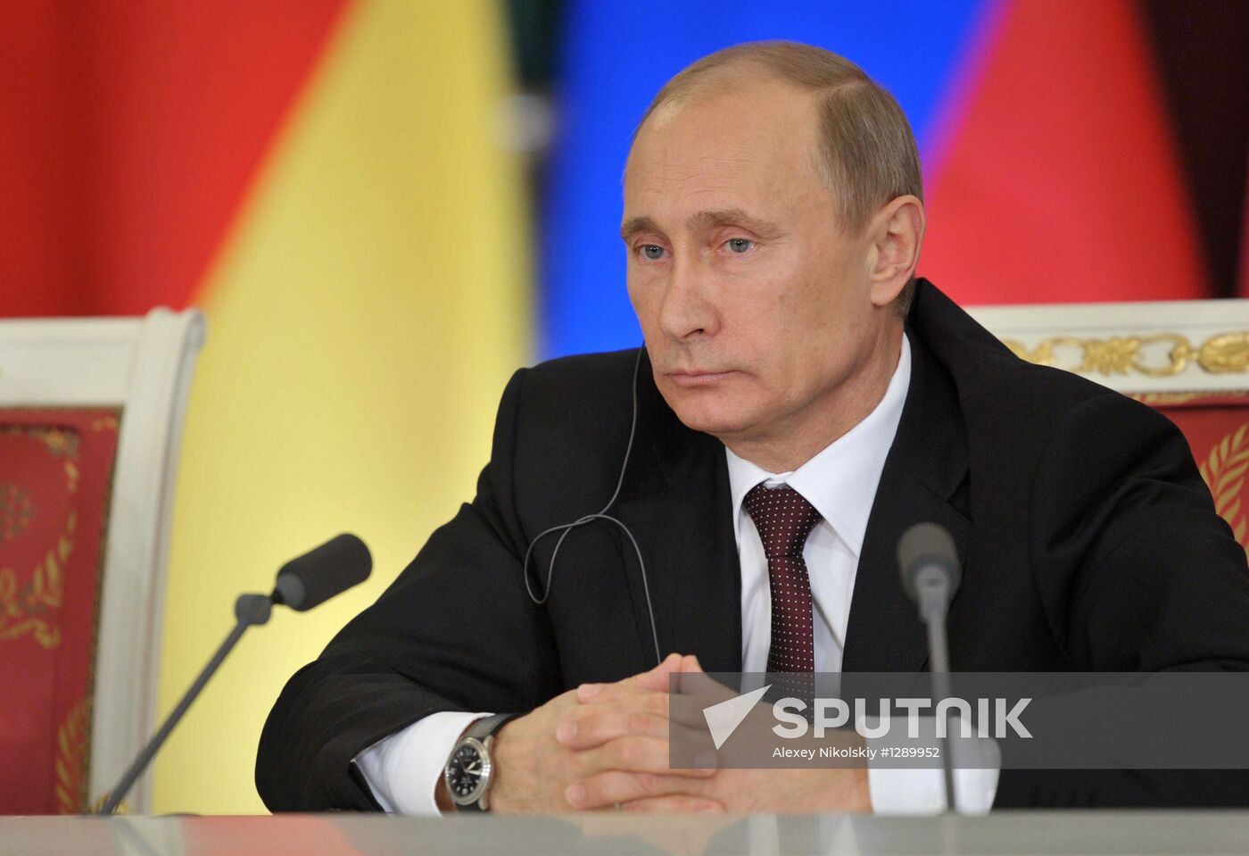 Russian-German bilateral talks in the Kremlin