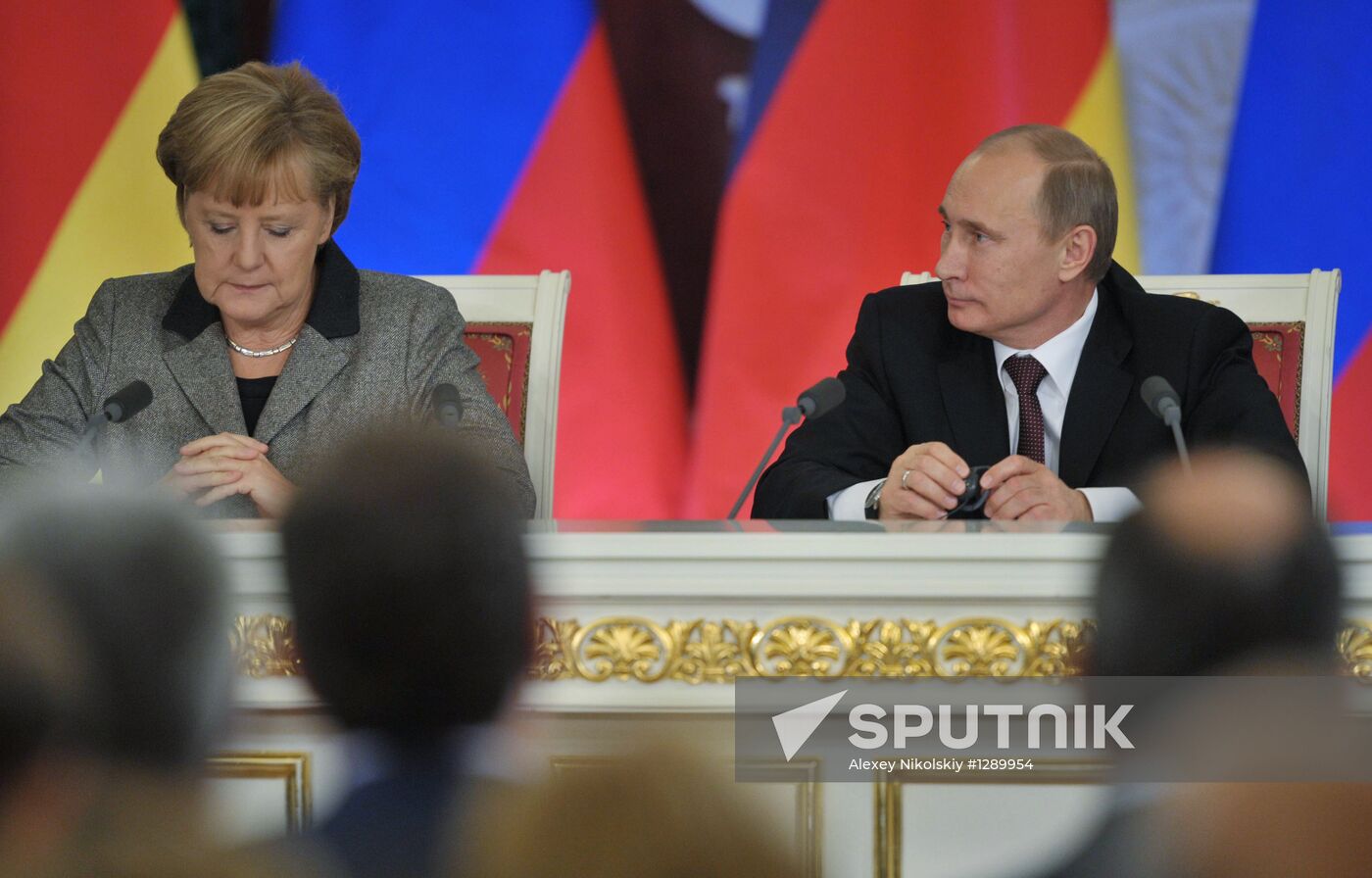Russian-German bilateral talks in the Kremlin