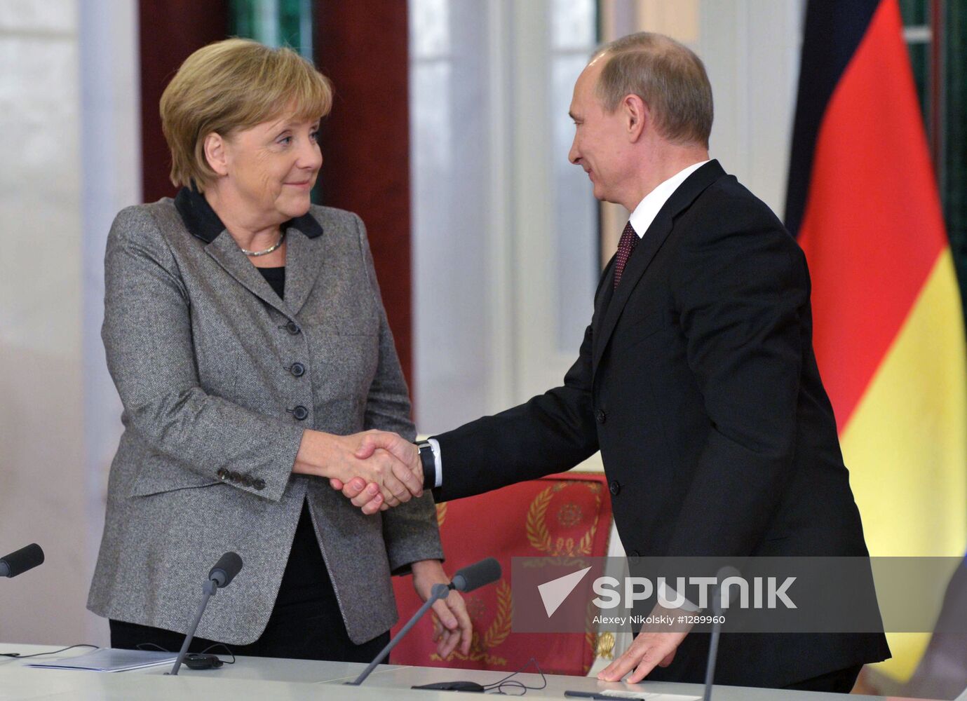 Russian-German bilateral talks in the Kremlin