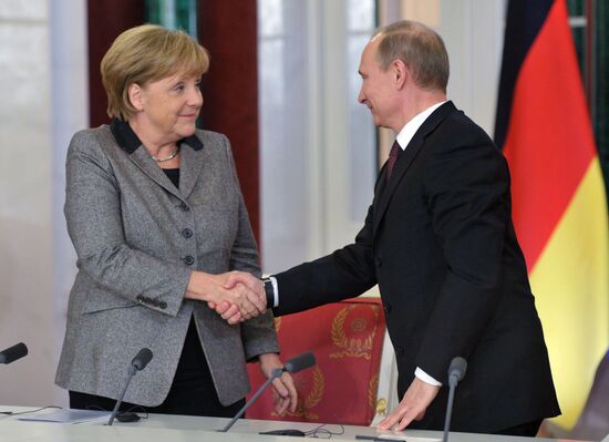 Russian-German bilateral talks in the Kremlin