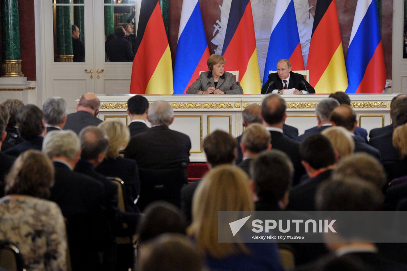 Russian-German bilateral talks in the Kremlin