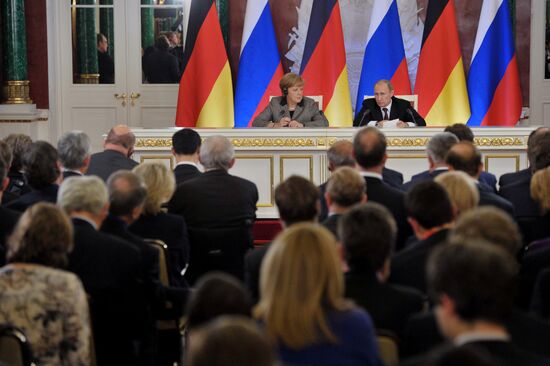 Russian-German bilateral talks in the Kremlin