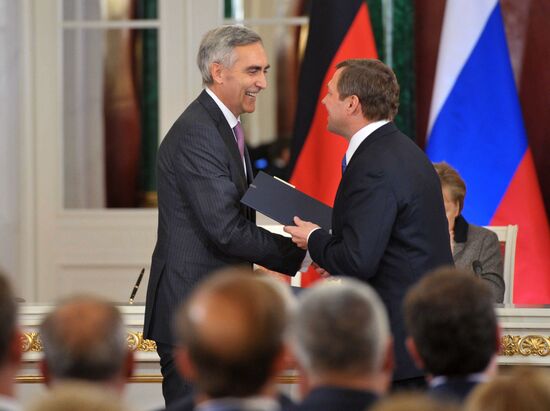 Russian and German interstate consultations in Kremlin