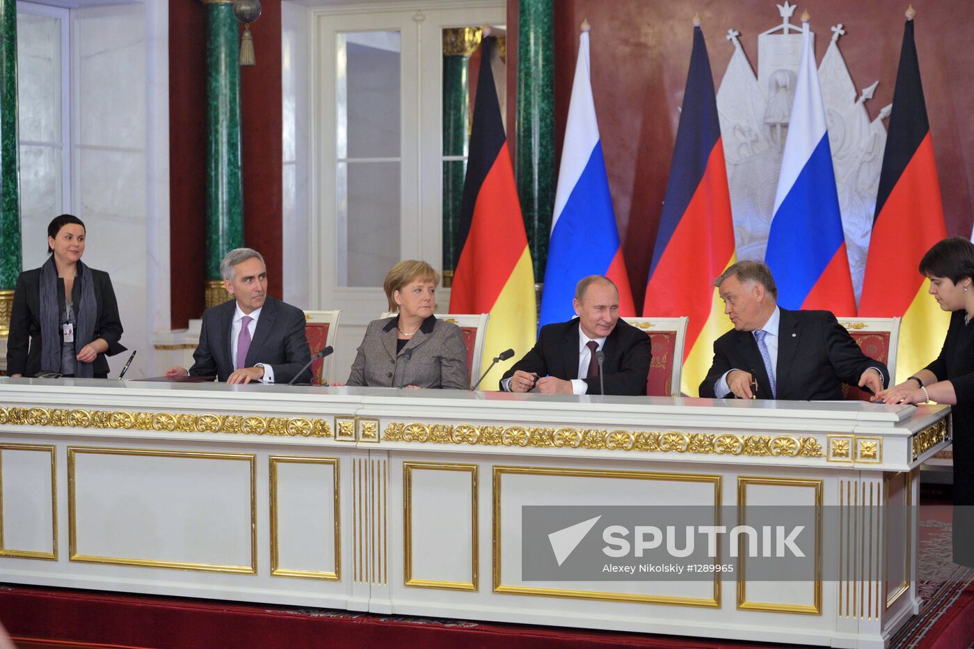 Russian-German bilateral talks in the Kremlin
