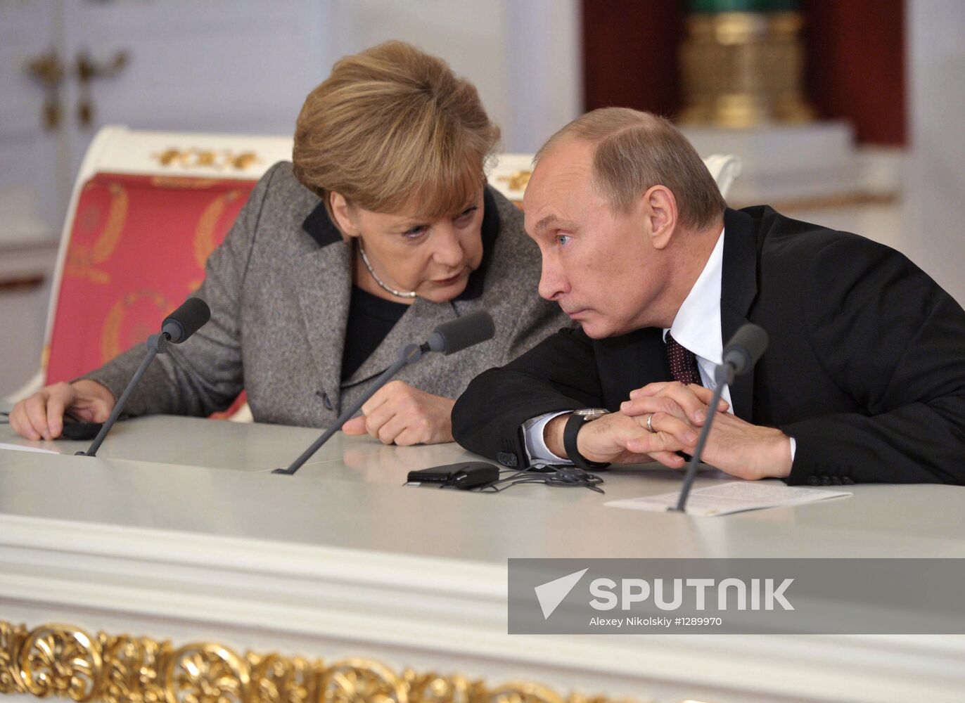 Russian-German bilateral talks in the Kremlin