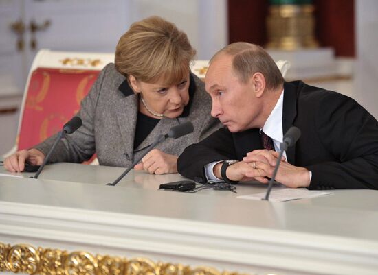Russian-German bilateral talks in the Kremlin