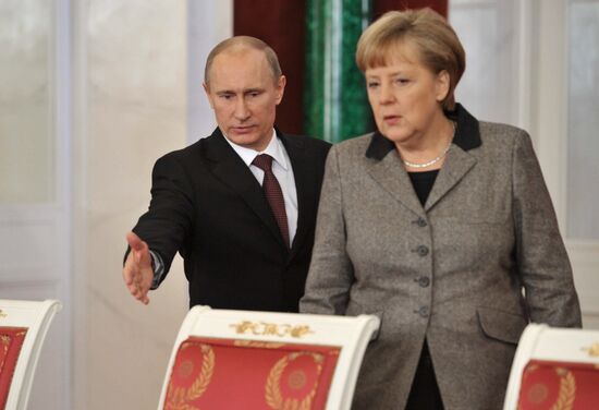 Russian-German bilateral talks in the Kremlin