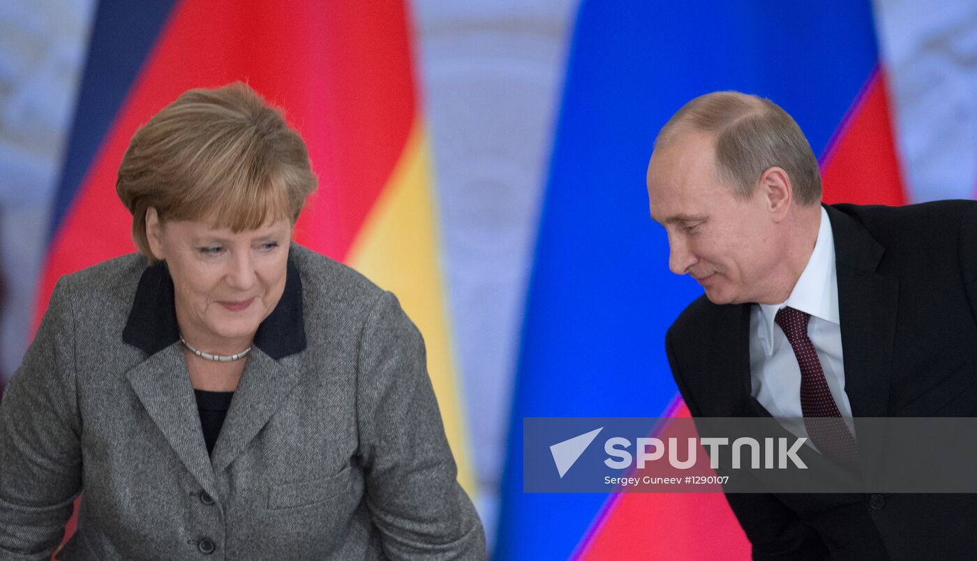 Russian and German interstate consultations in Kremlin