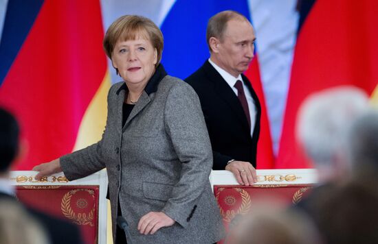 Russian and German interstate consultations in Kremlin