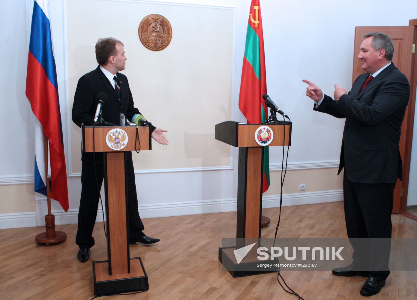Dmitry Rogozin on a working visit to Chisinau