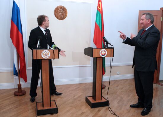 Dmitry Rogozin on a working visit to Chisinau