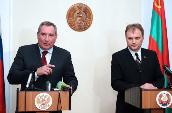 Dmitry Rogozin on a working visit to Chisinau
