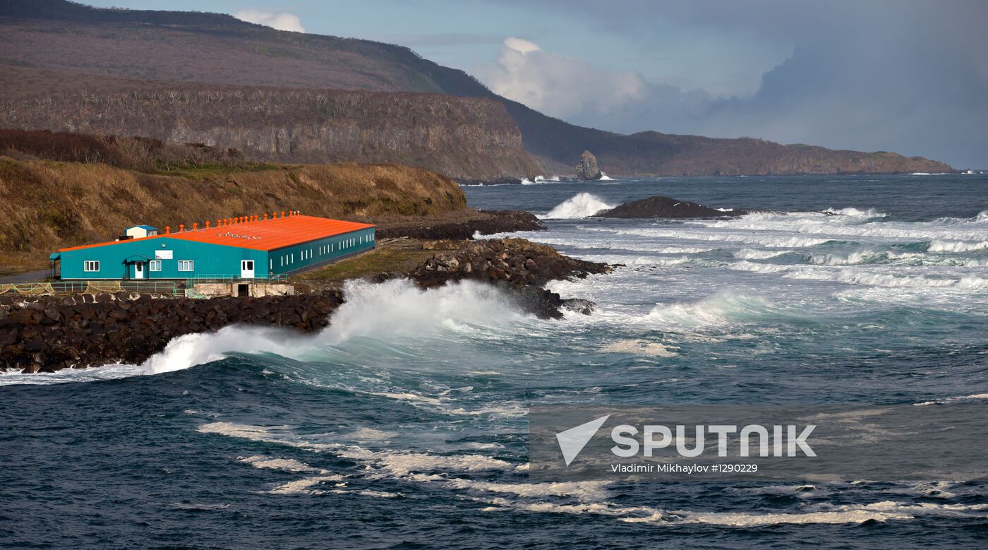 View of Iturup island