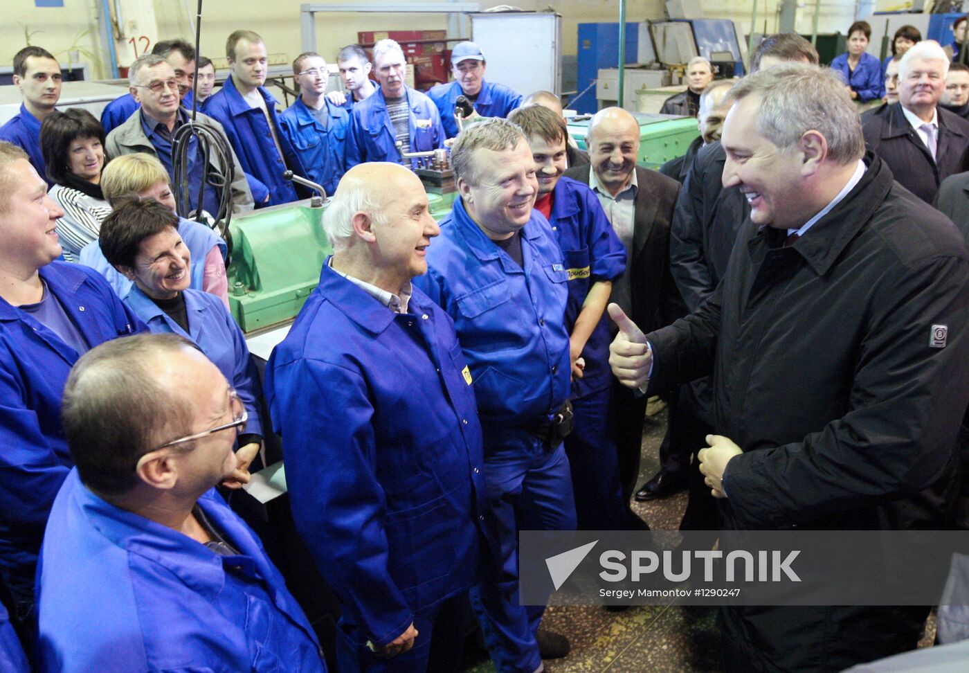 Dmitry Rogozin on a working visit to Tiraspol