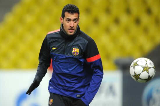 Football: FC Barcelona training