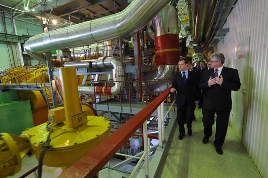 Dmitry Medvedev visits Central Federal District