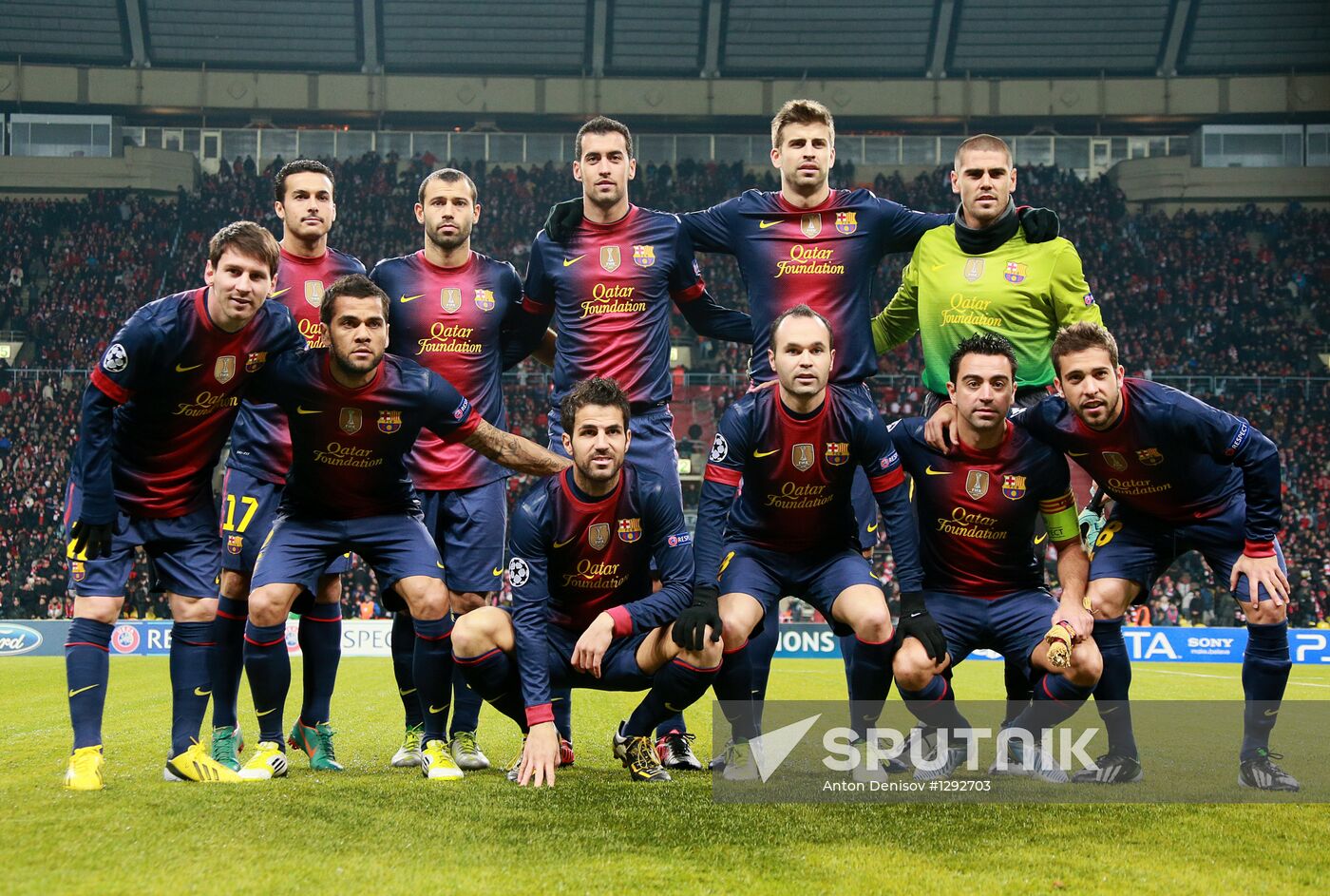 Football. UEFA Europa League. Spartak vs. Barcelona