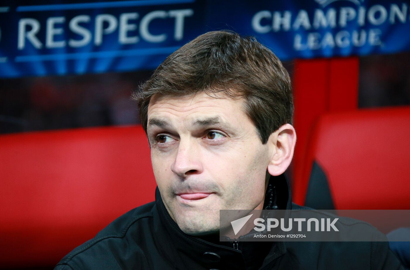 Football. UEFA Europa League. Spartak vs. Barcelona