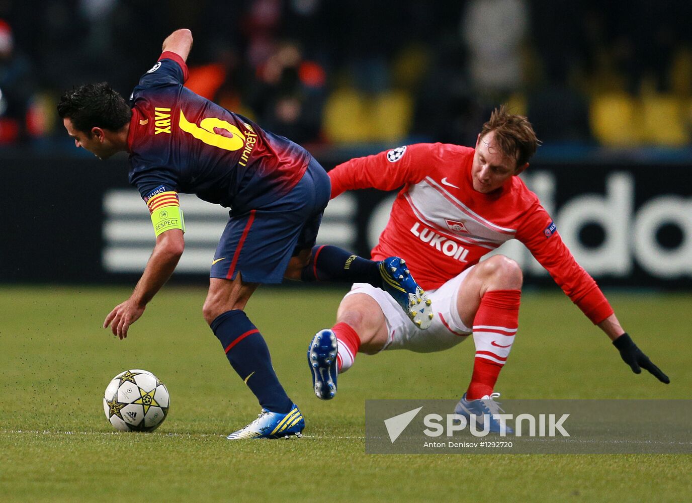Football. UEFA Europa League. Spartak vs. Barcelona