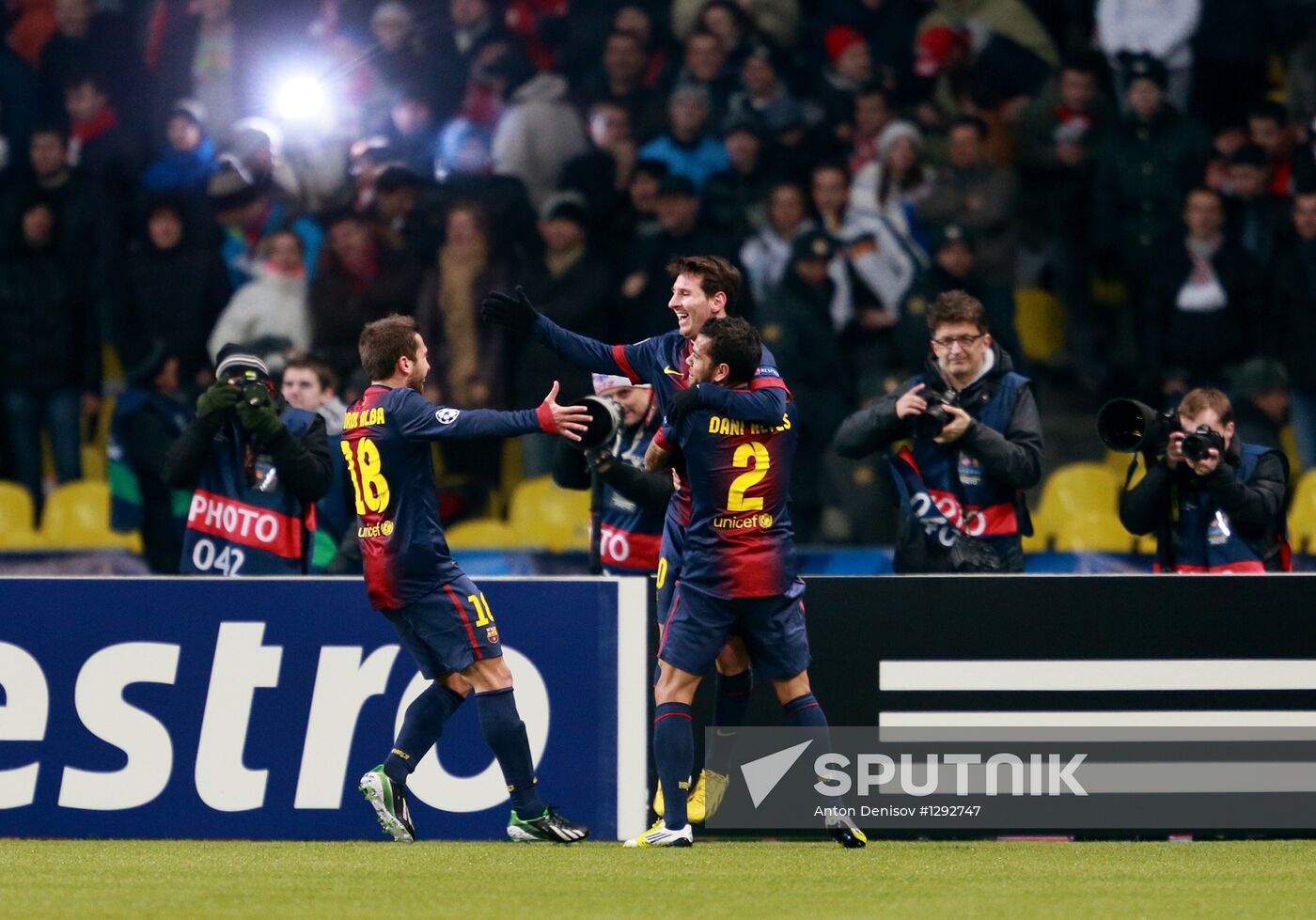 Football. UEFA Europa League. Spartak vs. Barcelona