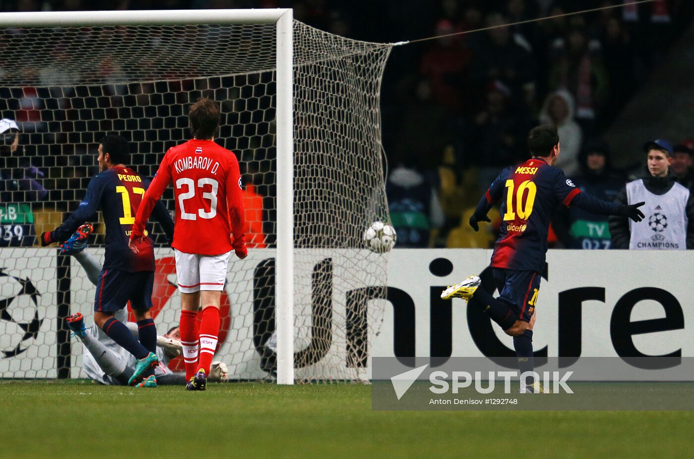 Football. UEFA Europa League. Spartak vs. Barcelona
