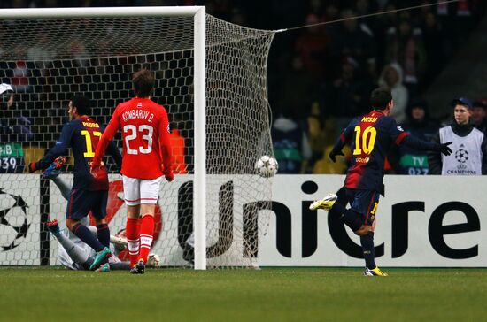 Football. UEFA Europa League. Spartak vs. Barcelona