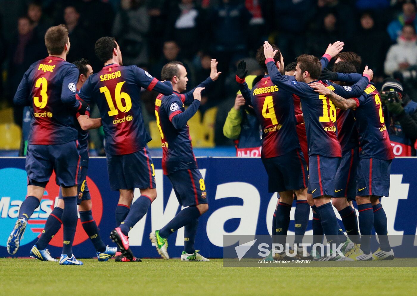 Football. UEFA Europa League. Spartak vs. Barcelona