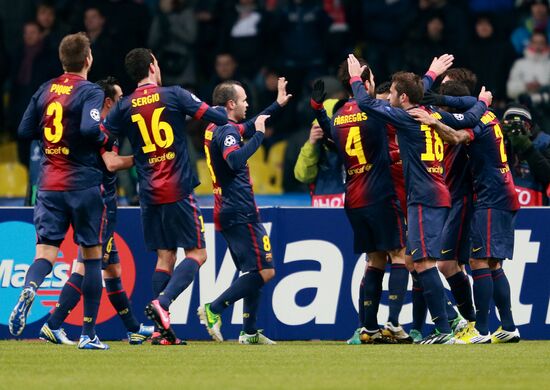 Football. UEFA Europa League. Spartak vs. Barcelona