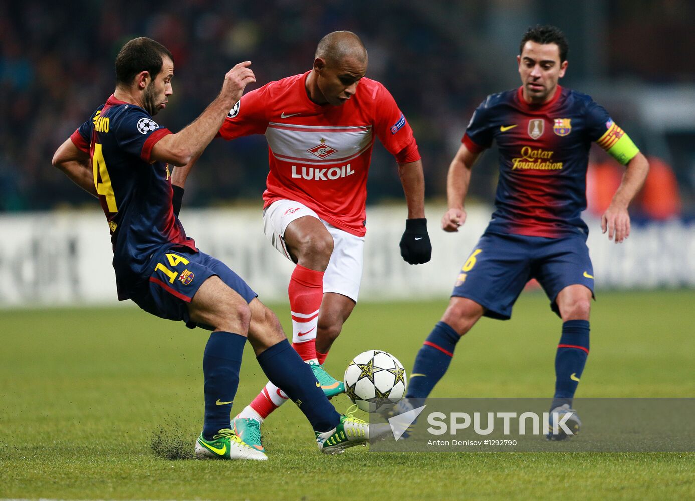 Football. UEFA Europa League. Spartak vs. Barcelona