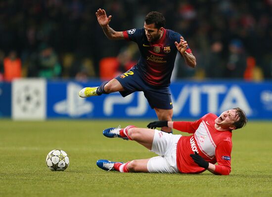 Football. UEFA Europa League. Spartak vs. Barcelona