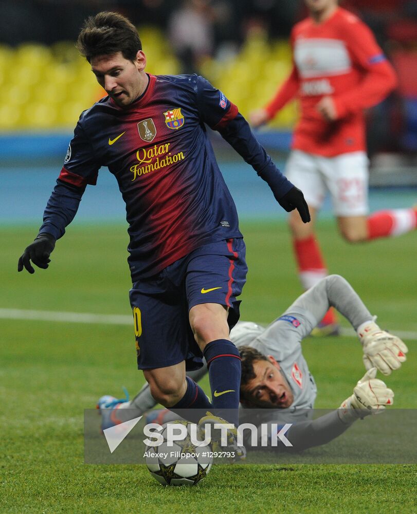 Football. UEFA Europa League. Spartak vs. Barcelona