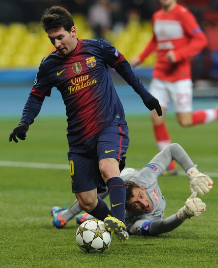 Football. UEFA Europa League. Spartak vs. Barcelona