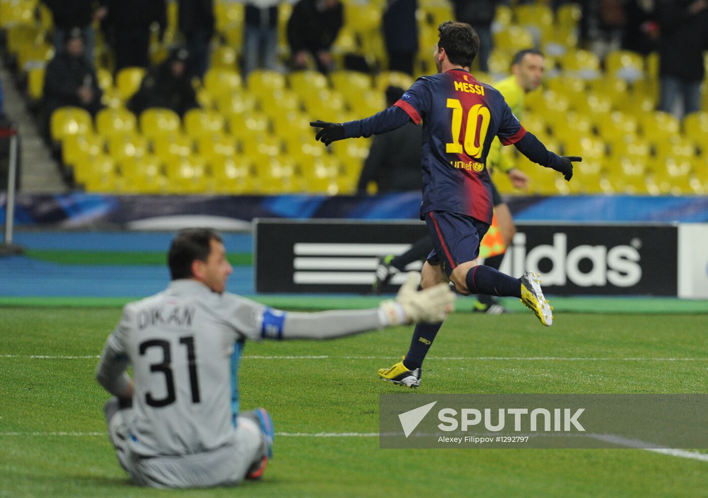 Football. UEFA Europa League. Spartak vs. Barcelona