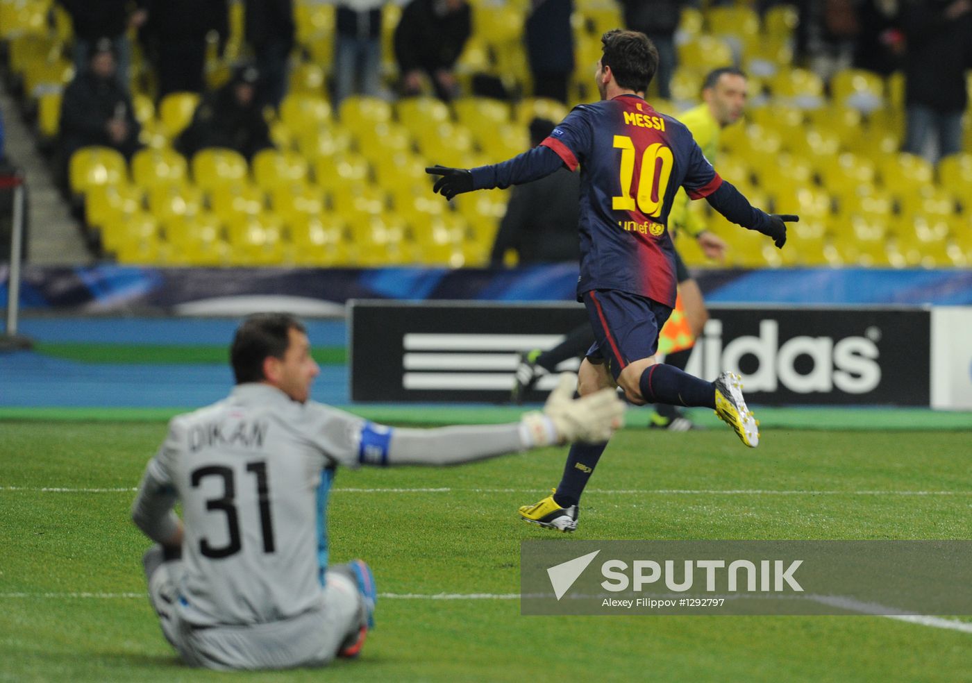 Football. UEFA Europa League. Spartak vs. Barcelona