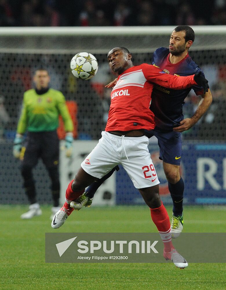 Football. UEFA Europa League. Spartak vs. Barcelona