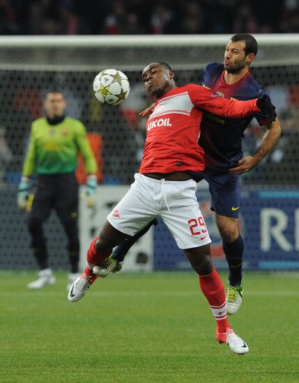 Football. UEFA Europa League. Spartak vs. Barcelona