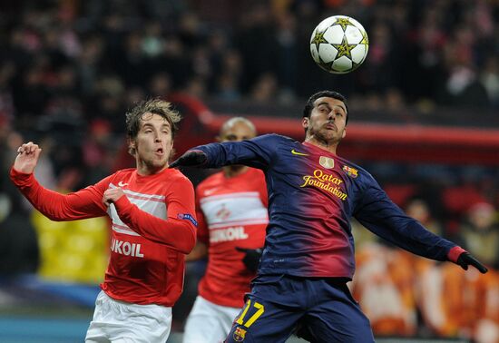 Football. UEFA Europa League. Spartak vs. Barcelona