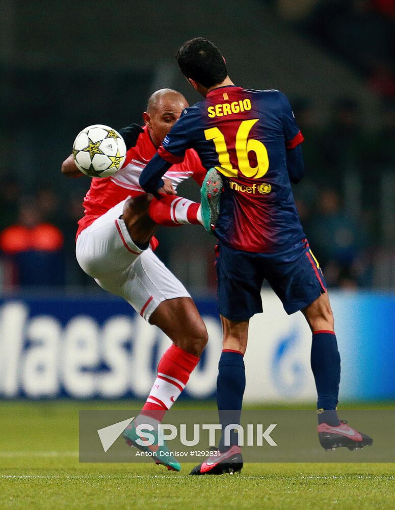 Football. UEFA Europa League. Spartak vs. Barcelona