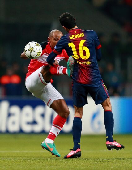 Football. UEFA Europa League. Spartak vs. Barcelona