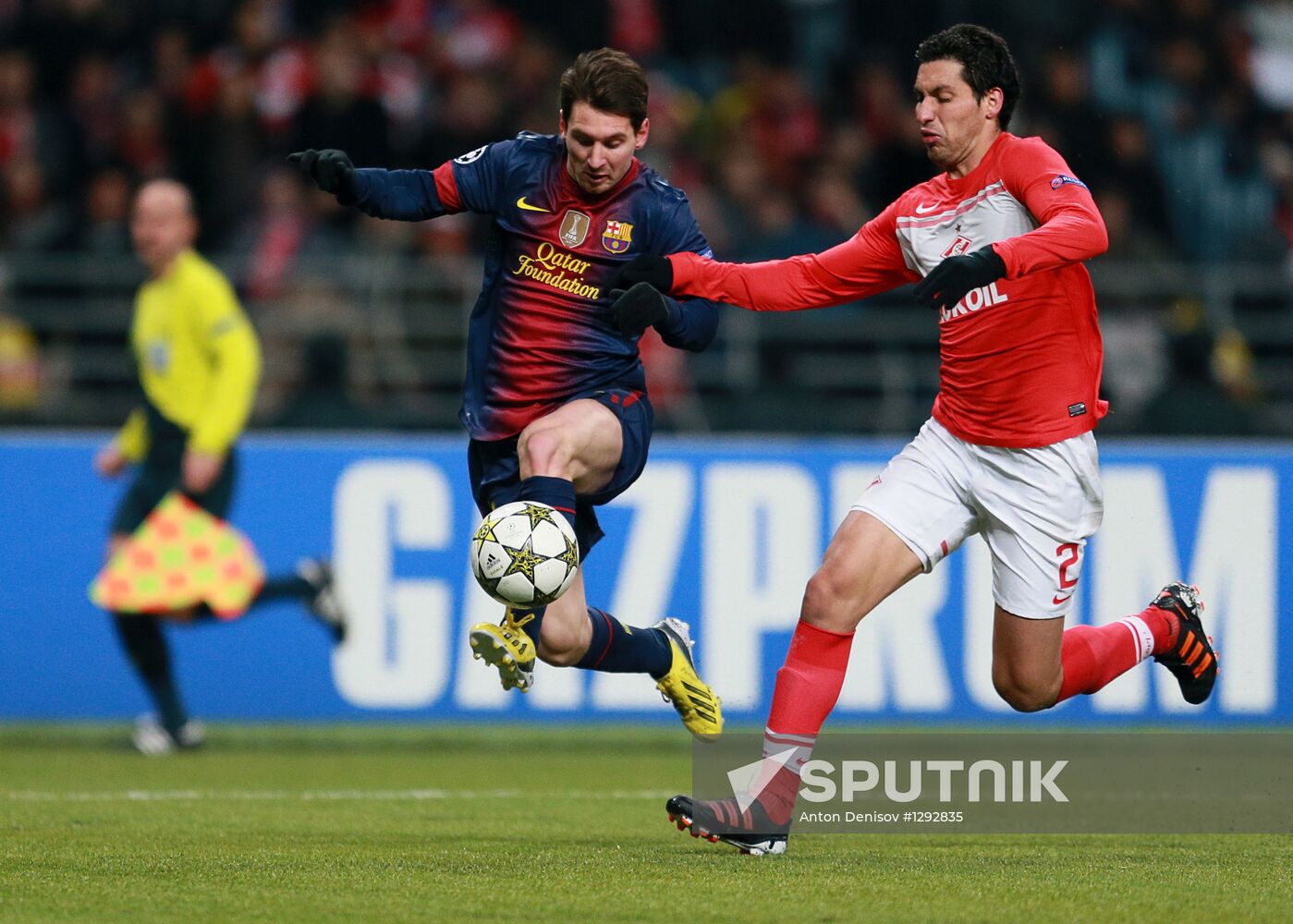 Football. UEFA Europa League. Spartak vs. Barcelona